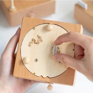 Alternative view of Personalised Wooden Music Box - Twinkle Wheel (Ferris Wheel)