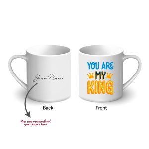Alternative view of Personalised Mug - You Are My King