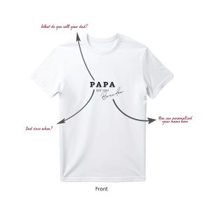 Alternative view of Father's Day 2025 - Personalised T-Shirt for Dad