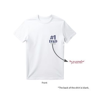 Alternative view of Father's Day 2025 - Personalised T-Shirt #1 Dad