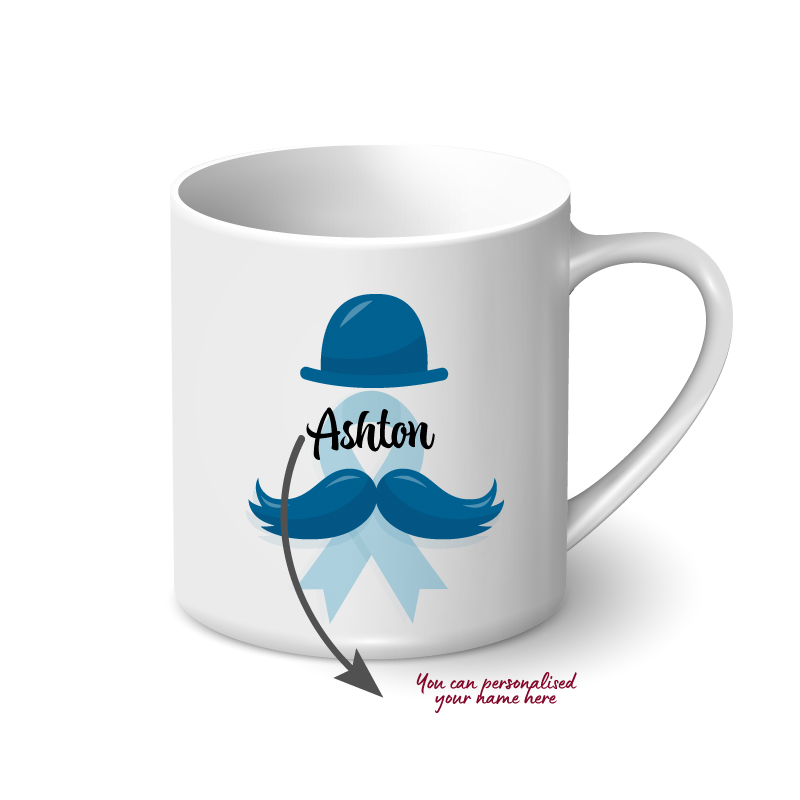Personalised Mug - Blue Hat - Image 2