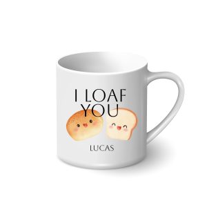 Personalised Mug - I Loaf You