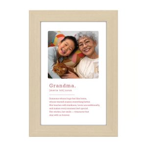 Personalised Photo Frame - for Grandma with Photo