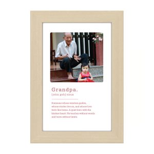 Personalised Photo Frame - for Grandpa with Photo