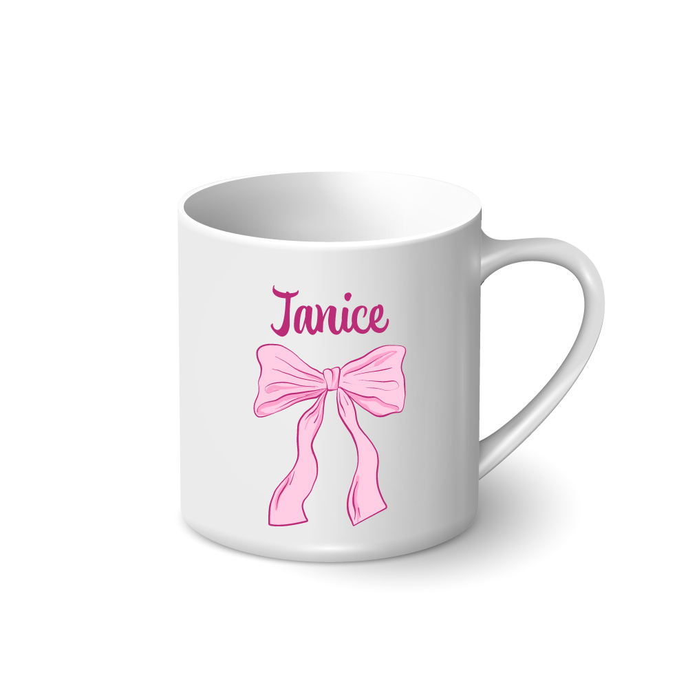 Personalised Mug - Pink Ribbon