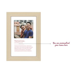 Alternative view of Personalised Photo Frame - for Valentine with Photo